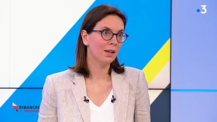 CAPTURE D'ECRAN "DIMANCHE EN POLITIQUE". 2 juin 2019,&nbsp;&nbsp;Amélie de Montchalin (CAPTURE D'ECRAN "DIMANCHE EN POLITIQUE" / FRANCE 3)