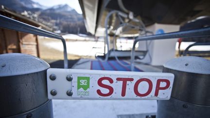 La station de ski de Serre-Chevalier (Hautes-Alpes), le 25 novembre 2020. (THIBAUT DURAND / HANS LUCAS / AFP)