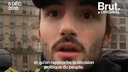 VIDEO. "On est sur une dynamique de recentralisation" : un gilet jaune explique les raisons de sa colère (BRUT)