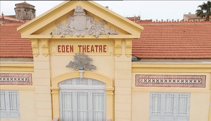 La façade du cinéma, donnant sur le port de La Ciotat
 (France 3/ Culturebox)