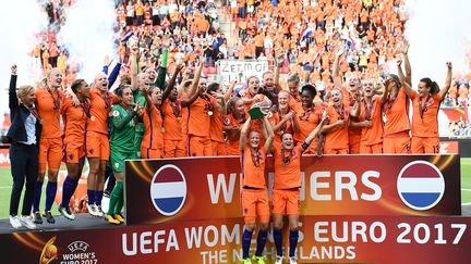 Les Néerlandaises championnes d'Europe (JOHN THYS / AFP)