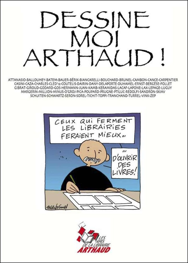 La couverture de Dessine-moi Arthaud
 (Les Amis de la librairie Arthaud)