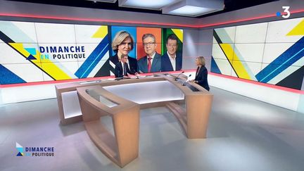 Invités : Valérie Pécresse, Jean-Luc Mélenchon, Yannick Jadot
20 mars 2022 (CAPTURE D'ECRAN "DIMANCHE EN POLITIQUE" / FRANCE 3)