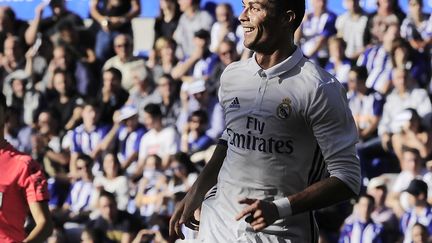 Cristiano Ronaldo tout sourire (ANDER GILLENEA / AFP)