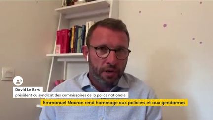 David Le Bars, syndicat des commissaires de la police nationale, le 14 juin 2020. (FRANCEINFO / RADIO FRANCE)