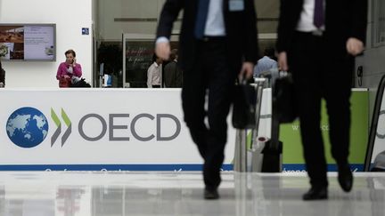 &nbsp; (L'OCDE (en anglais OECD) a son siège dans le 16e arrondissement de Paris © maxppp)