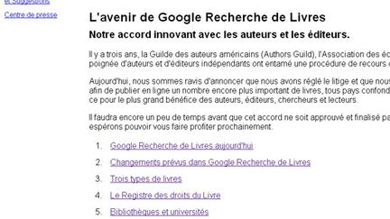 Google n'aurait contacté aucun des auteurs avant de scanner et mettre en ligne les livres. (© France)