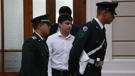 Nicolas Zepeda à Santiago au Chili, le 14 février 2017.&nbsp; (PABLO VERA / AFP)