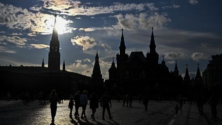 La cathédrale Saint-Basile-le-Bienheureux à Moscou (Russie), le 23 juillet 2023. (SEFA KARACAN / ANADOLU AGENCY / AFP)