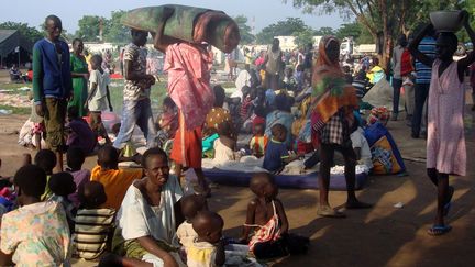 Camp de déplacés près de Juba au Soudan du Sud, géré par la Mission des Nations unies au Soudan du Sud (11 juillet 2016).  (Reuteurs /handout)