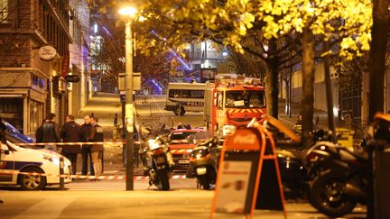 A proximité du Stade de France, à Saint-Denis (Seine-Saint-Denis), le vendredi 13 novembre 2015.&nbsp; (MAXPPP)