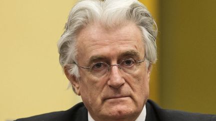 La Haye (Pays-Bas), le 11 juillet 2013. Radovan Karadzic comparaît devant le Tribunal pénal international pour l'ex-Yougoslavie


 (MICHAEL KOOREN / POOL / AFP)