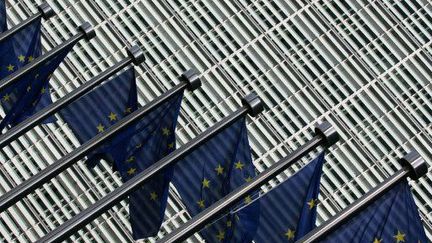 Le Berlaymont, siège de la Commission européenne à Bruxelles.  (AFP - GERARD CERLES)