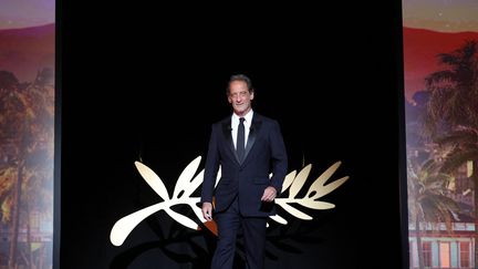 Vincent Lindon fait l'ouverture du Festival de Cannes 2024 avec le film "Le deuxième acte" de Quentin Dupieux (photo d'illustration, Cannes 2022). (VALERY HACHE / AFP)