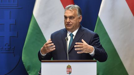 Viktor Orban, Premier ministre hongrois, en octobre 2019.&nbsp; (ZOLTAN MATHE / MTI / MAXPPP)