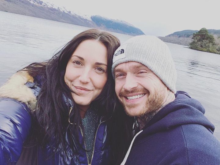 Gaëlle et Rob, le 4 avril 2018 à Arrochar, en Ecosse. (GALLE)