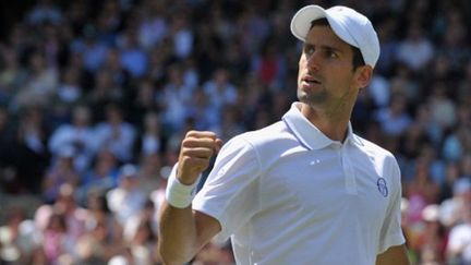 La rage du N.1 mondial Novak Djokovic (BEN STANSALL / AFP)