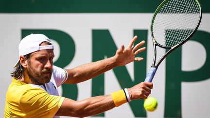 Lucas Pouille à Roland Garros le 24 mai 2023. (MATTHIEU MIRVILLE / MATTHIEU MIRVILLE)