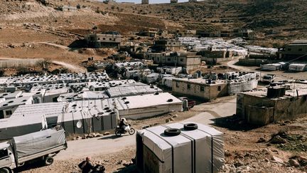 A Syrian refugee camp near Ersal, Lebanon, December 8, 2020. (KARINE PIERRE / HANS LUCAS / AFP)