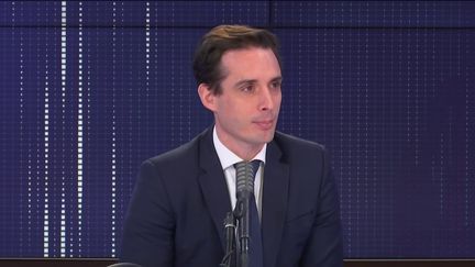 Jean-Baptiste Djebbari, ministre délégué chargé des Transports était l'invité du "8h30 franceinfo", lundi 25 janvier 2020. (FRANCEINFO / RADIOFRANCE)