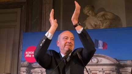 Le maire UMP de Bordeaux (Gironde), Alain Jupp&eacute;, apr&egrave;s sa r&eacute;&eacute;lection, le 23 mars 2014. (SERGE POUZET / SIPA)