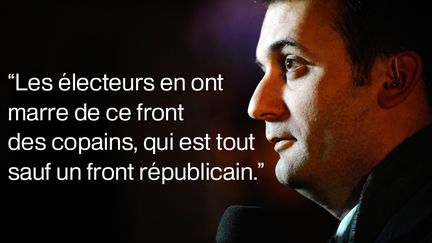 Le vice-pr&eacute;sident du FN, Florian Philippot. (JEAN-CHRISTOPHE VERHAEGEN / AFP)