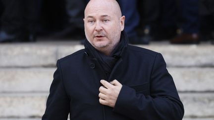 L'animateur Sébastien Cauet, à Paris, le 9 mars 2022. (THOMAS SAMSON / AFP)