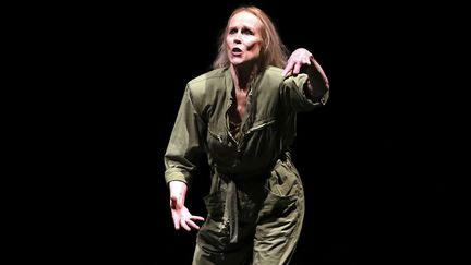 La chorégraphe et danseuse américaine Carolyn Carlson en 2018 lors du festival de danse "Le Temps d'Aimer" à Biarritz. (BOB EDME/AP/SIPA / AP)