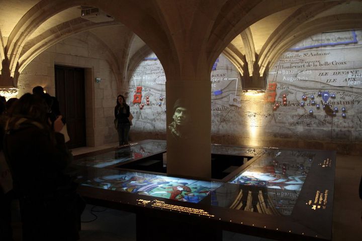 Crypte de l'Historial Jeanne d'Arc à Rouen
 (CHARLY TRIBALLEAU / AFP)