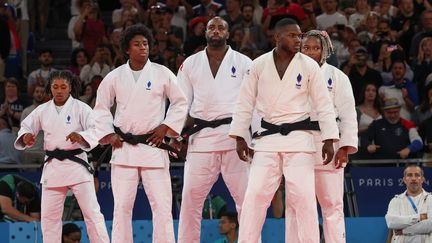 VIDEO. Judo aux JO 2024 : portée par ses tauliers, l'équipe de France s'offre une finale contre le Japon pour une médaille d'or olympique