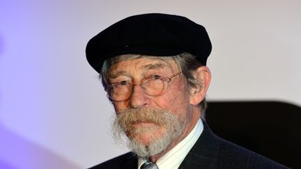 L'acteur John Hurt assiste à la projection de "20 000 jours sur Terre" à Londres, le 18 septembre 2014. (CARL COURT / AFP)