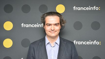 Laurent Mauriac, cofondateur de "Brief.eco". (JEAN-CHRISTOPHE BOURDILLAT / RADIO FRANCE)