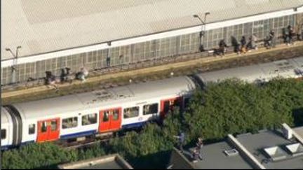 La station de Parsons Green, située dans le sud-ouest de Londres, le 15 septembre 2017. (APTN)