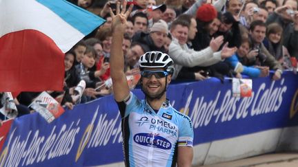 La quatrième victoire de Tom Boonen sur le vélodrome de Roubaix