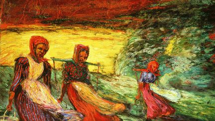 Les laitières, peinture d'Emil Nolde
 (The Art Archive / Nolde Collection / Seebull Collection)