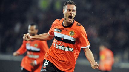 Grégory Bourillon a ouvert le score face à Lille. (FRANK PERRY / AFP)