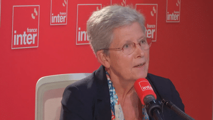 Geneviève Darrieussecq, ministre de la Santé et de l’accès aux soins, sur France Inter le 16 octobre 2024. (Capture d'écran / France Inter)