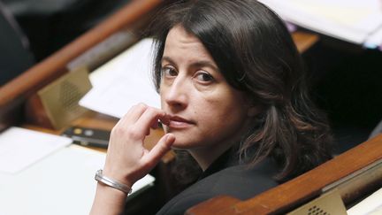 C&eacute;cile Duflot, ministre du Logement et de l'Egalit&eacute; des territoires, le 21 novembre 2012 &agrave; l'Assembl&eacute;e nationale, &agrave; Paris. (PATRICK KOVARIK / AFP)