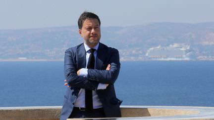 Benoît Payan, le maire de Marseille, a rencontré Volodymyr Zelensky ce vendredi 19 août à Kiev. (VALLAURI NICOLAS / MAXPPP)