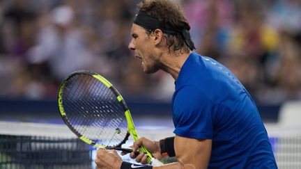 La rage de vaincre de Rafael Nadal (NICOLAS ASFOURI / AFP)