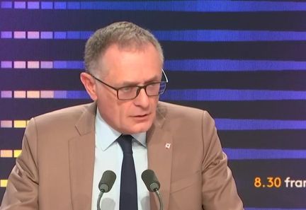 Philippe Juvin, député LR et chef des urgences de l’hôpital Georges Pompidou, le 1er novembre 2024 sur franceinfo. (FRANCEINFO / RADIO FRANCE)