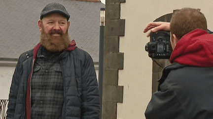 A Saint-Brieuc, la séance photo de Pascal Sacleux a attiré 159 personnes rousses 
 (France 3 / Culturebox )