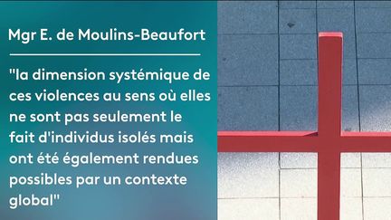 Le matin du samedi 6 novembre, les évêques de France franchissent une première étape en reconnaissant la responsabilité de l'Église dans la persistance des actes pédocriminels.&nbsp; (CAPTURE ECRAN FRANCE 2)