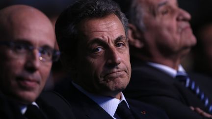 &nbsp; (Nicolas Sarkozy a ainsi été entendu toute la journée par le juge financier Serge Tournaire © MaxPPP)