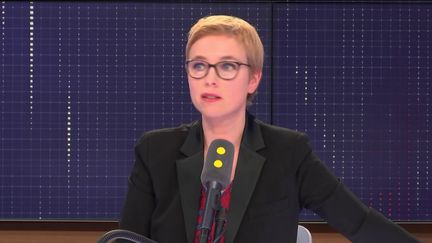 La députée La France insoumise de Seine-Saint-Denis, invitée du "8h30 Cadet-Dély", jeudi 17 janvier 2019.&nbsp; (FRANCEINFO / RADIOFRANCE)