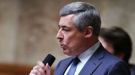 Le d&eacute;put&eacute; UMP des Yvelines Henri Guaino, le 2 avril 2013 &agrave; l'Assembl&eacute;e nationale, &agrave; Paris. (PIERRE VERDY / AFP)