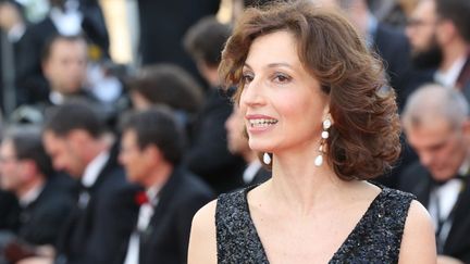 La ministre de la Culture Audrey Azoulay lors de l'ouverture du festival de Cannes, le 11 mai 2016. (VALERY HACHE / AFP)