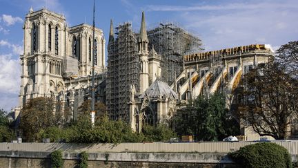 La cathédrale Notre-Dame de Paris, à Paris, le 14 octobre 2019. (DENIS MEYER / HANS LUCAS / AFP)