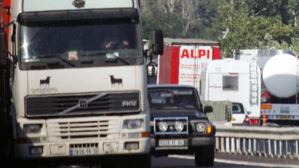 Autoroute A7 à proximité de Montpellier, le 3 juillet 2016. (photo d'illustration) (DOMINIQUE FAGET / AFP)