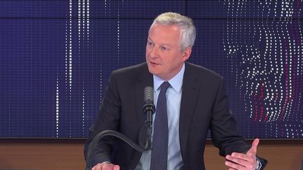 Bruno Le Maire, ministre de l'Economie, des Finances et de la Relance était l'invité du "8h30 franceinfo", mardi 13 juillet 2021.&nbsp; (FRANCEINFO / RADIOFRANCE)